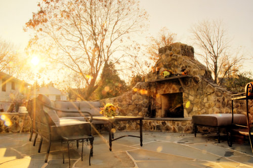 patio fireplace