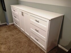 ATTIC OVERSIZED DRESSER WHITE SHAKER