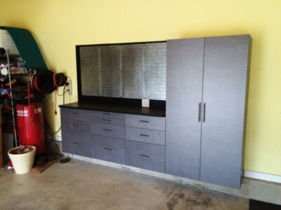 GARAGE CABINETS PEWTER