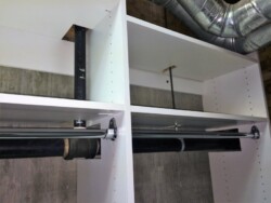 LOFT CLOSET WHITE WITH PIPES 2