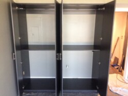 STAND ALONE WARDROBE LICORICE 2