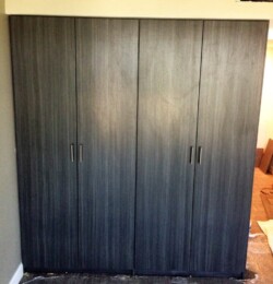 STAND ALONE WARDROBE LICORICE